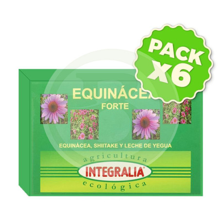 Pack 6x Equinacea Forte Eco 60 Cápsulas Integralia