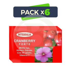 Pack 6x Cranberry Forte 60 Cápsulas Integralia