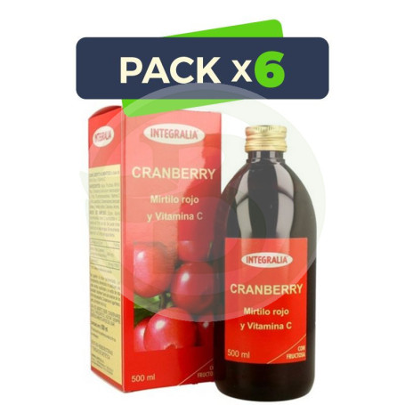 Pack 6x Cranberry 500Ml. Integralia