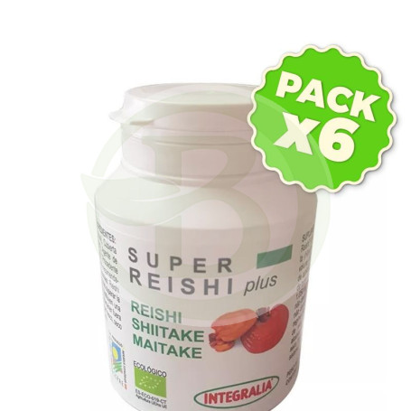 Pack 6x Super Reishi Plus 90 Cápsulas Integralia
