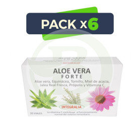Pack 6x Aloe Vera Forte 20 Viales Integralia