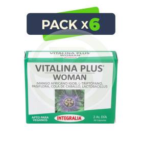 Pack 6x Vitalina Plus Woman 30 Capsulas Integralia