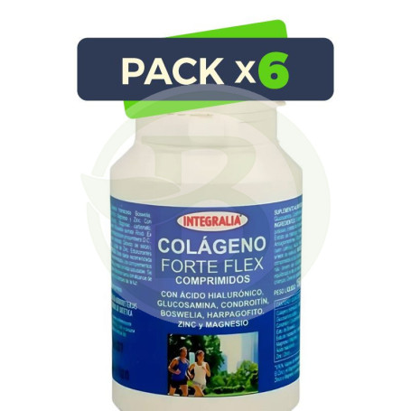 Pack 6x Colageno Forte Flex 120 Comprimidos Integralia