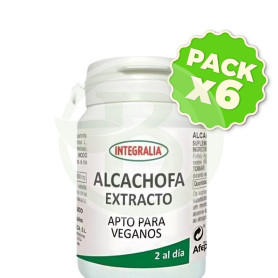 Pack 6x Extracto De Alcachofa 60 Cápsulas Integralia
