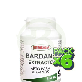 Pack 6x Extracto De Bardana 60 Cápsulas Integralia