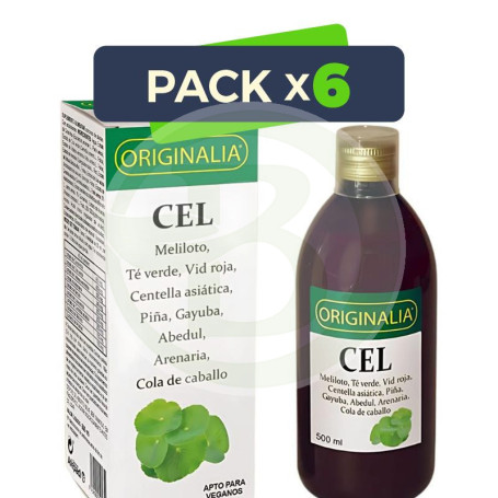 Pack 6x Cel Originalia Jarabe 500Ml Integralia