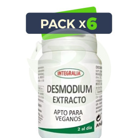Pack 6x Extracto Seco De Desmodium 60 Cápsulas Integralia