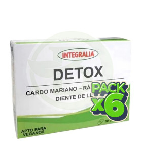 Pack 6x Detox 30 Cápsulas Integralia