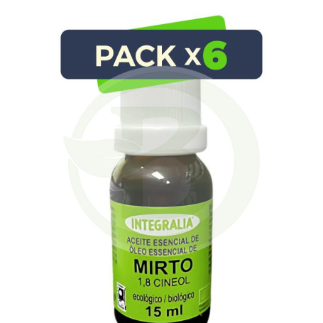 Pack 6x Aceite Esencial De Mirto Eco 15Ml Integralia