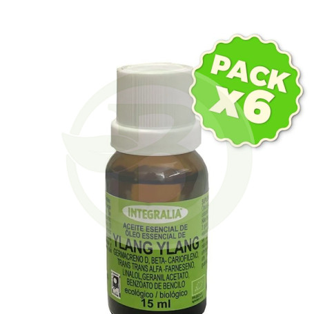 Pack 6x Aceite Esencial De Ylang Ylang Eco 15Ml Integralia