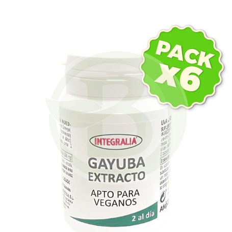 Pack 6x Extracto De Gayuba 60 Cápsulas Integralia