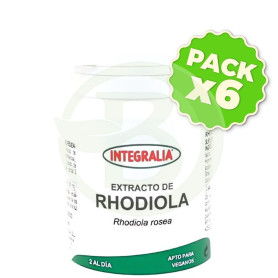 Pack 6x Extracto De Rhodiola 60 Cápsulas Integralia