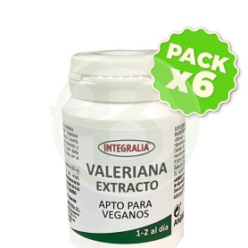 Pack 6x Extracto De Valeriana 60 Cápsulas Integralia