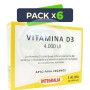 Pack 6x Vitamina D3 4000Ui 30 Cápsulas Integralia