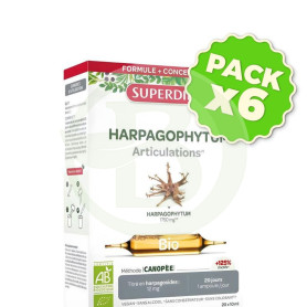 Pack 6x Harpagofit Bio 20 Ampollas 10Ml Superdiet