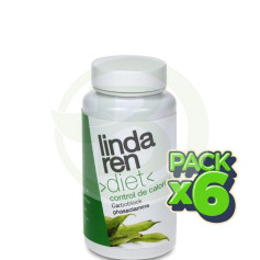 Pack 6x Carbo Block 60 Cápsulas Lindaren Diet