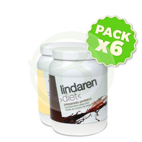 Pack 6x Preparado Proteico de Chocolate 225Gr. Linda Ren Diet