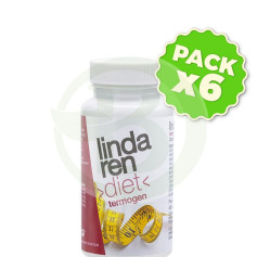 Pack 6x Termogen 60 Cápsulas Linda Ren Diet
