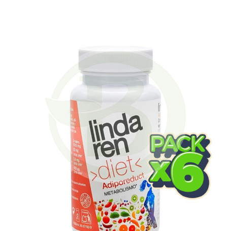 Pack 6x Adiporeduct 60 Cápsulas Lindaren Diet