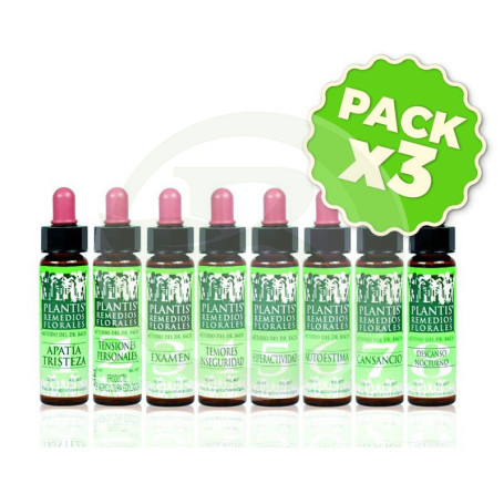 Pack 3x REMEDIO 4 TEMORES 10Ml. PLANTIS