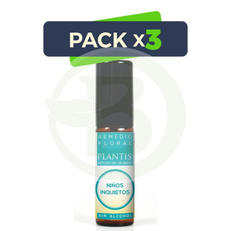Pack 3x Niños Inquietos 20Ml. Plantis