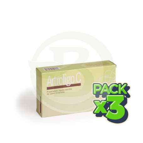 Pack 3x Artroligo C 20 Ampollas Artesanía Agrícola