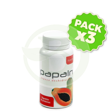 Pack 3x Papain 60 Cápsulas Plantis