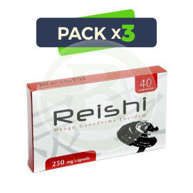 Pack 3x Reishi 40 Cápsulas Plantis
