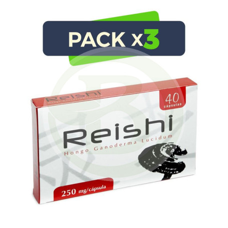 Pack 3x Reishi 40 Cápsulas Plantis