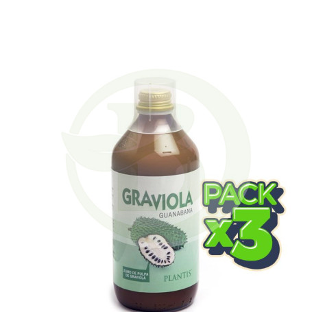 Pack 3x Graviola 500Ml. Plantis