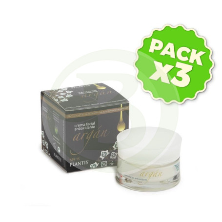 Pack 3x Crema de Argán 50Ml. Plantis