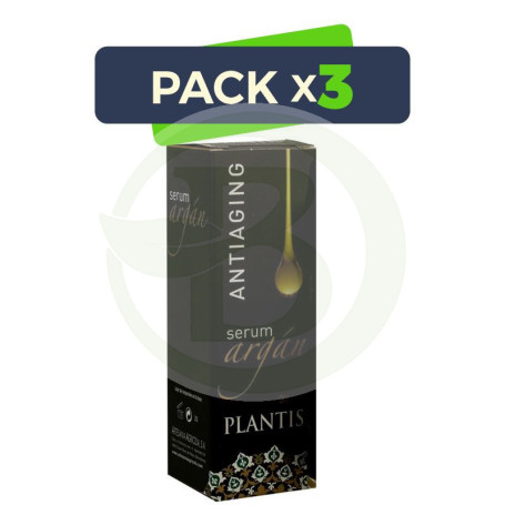 Pack 3x Serum Facial De Argán 30Ml. Plantis
