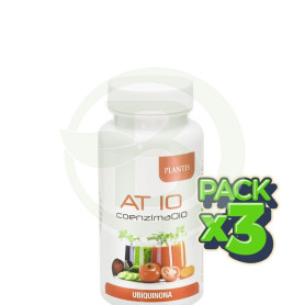 Pack 3x Coenzima Q10 AT10 60 Cápsulas Plantis