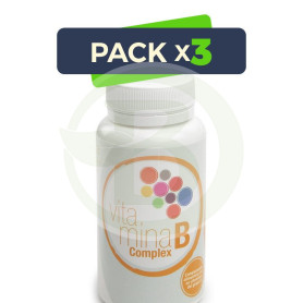 Pack 3x Vitamina B Complex 60 Cápsulas Artesanía Agrícola