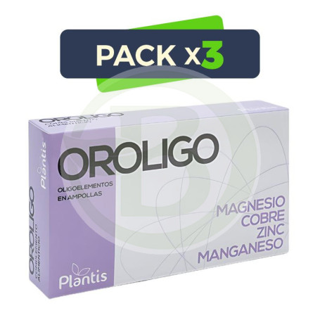 Pack 3x Oroligo 20 Ampollas Artesanía Agrícola