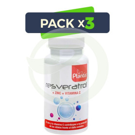 Pack 3x Resveratrol 60 Cápsulas Plantis