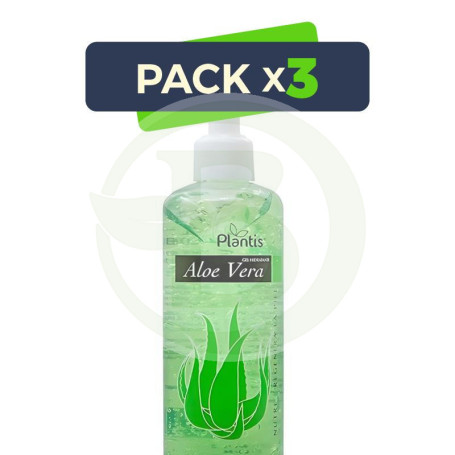 Pack 3x Gel Aloe Vera 250 Ml Plantis
