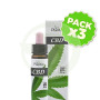 Pack 3x Cbd 5% Gotas 500Mg 10 Ml Plantis