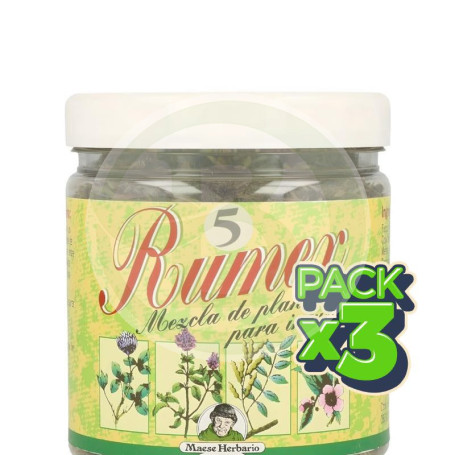Pack 3x Rumex 5 Depurativo 80G Maese Herbario