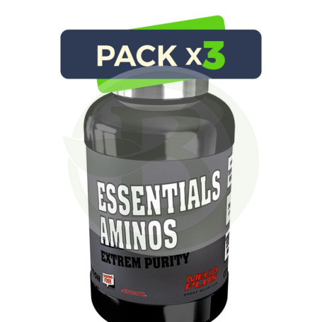 Pack 3x Essentials Aminos Tropical 600Gr. Megaplus