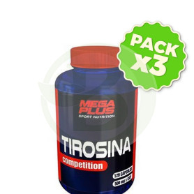 Pack 3x Tirosina Competition 120 Cápsulas Megaplus