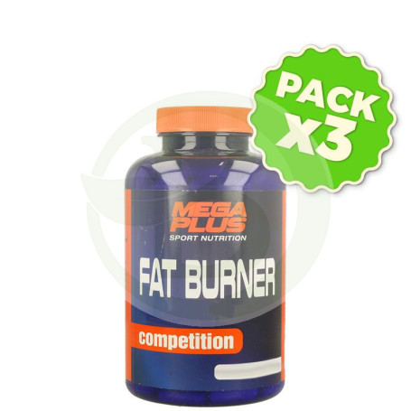 Pack 3x Fat Burner Competition 200 Comprimidos Megaplus