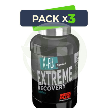 Pack 3x Extreme Recovery Xfit Choco 1Kg. Megaplus