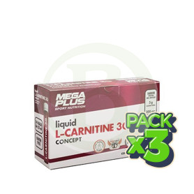 Pack 3x L-Carnitine Concep 14 Viales Megaplus