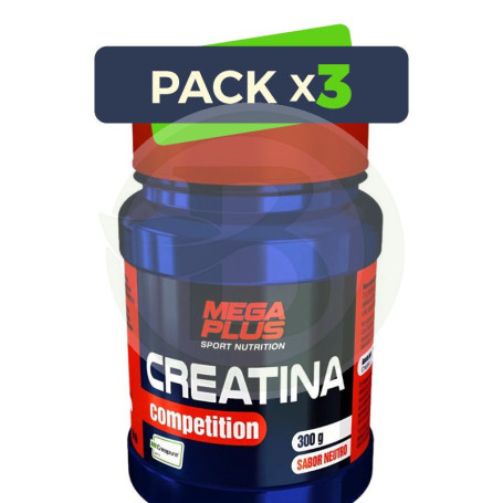 Pack 3x Creatina Creapure 300Gr Megaplus