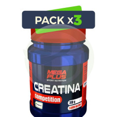 Pack 3x Creatina Creapure 300Gr Megaplus