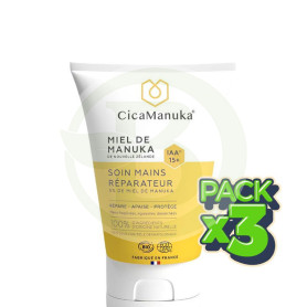 Pack 3x Crema Reparadora De Manos 50Ml Cicamanuka