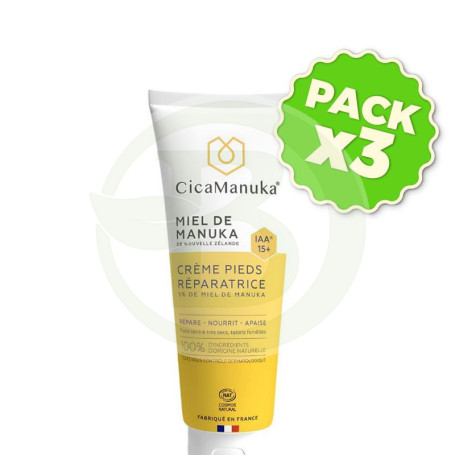 Pack 3x Crema Reparadora De Pies 75Ml Cicamanuka