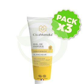 Pack 3x Pasta Dental Blanqueadora 75Ml Cicamanuka