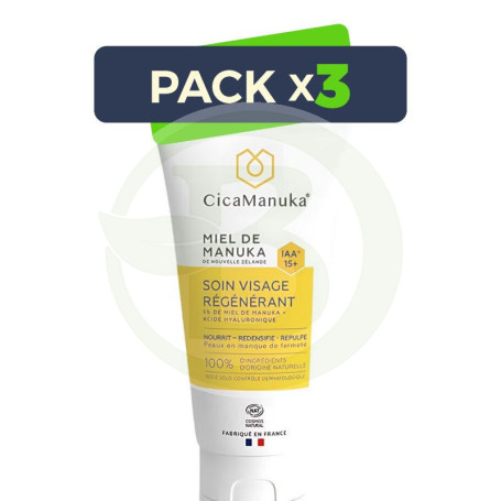 Pack 3x Cuidado Facial Regenerador 50Ml Cicamanuka